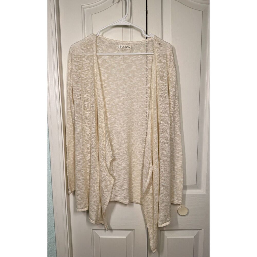 Volcom Women’s Go Go Wrap cardigan M Oat